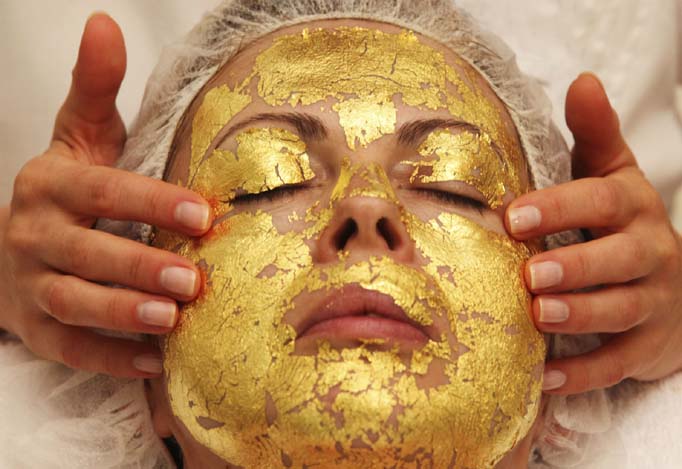 24 karat gold facial