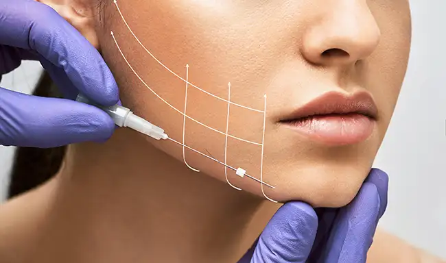 Thread Lifting Treatment in Islamabad by Dr Shumaila khan at Dermalase Clinic.