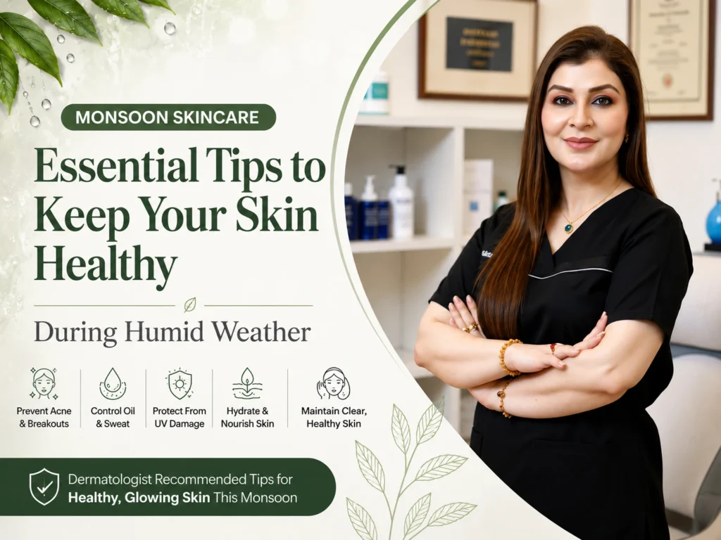 moonsoon weather Skincare Tips from Dermatologist Islamabad